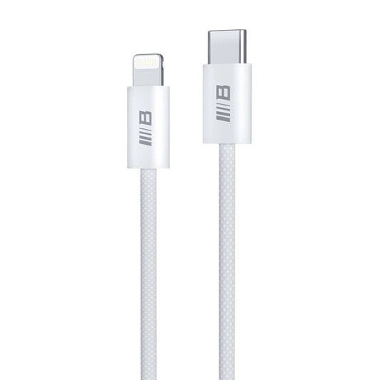 Data- og opladningskabel USB-C - Lightning Blueo, 20W, 1,2m, Hvid