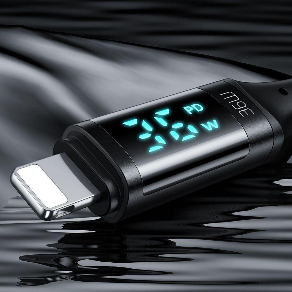 Data- og opladningskabel USB-C - Lightning McDodo CA-1030 Display, 36W, 1.2m, Sort