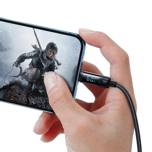 Data- og opladningskabel USB-C - Lightning McDodo CA-5210 Bat Display, 36W, 1,2m, Sort