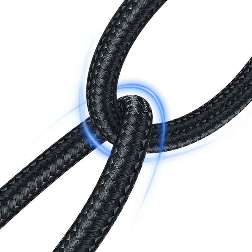 USB-C - Lightning / USB-C Lito LD12 Data and Charging Cable, 60W, 1.2m, Black