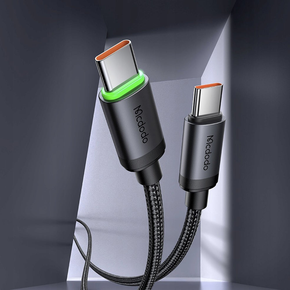Data- og opladningskabel USB-C - USB-C McDodo CA-4410, 60W, 1m, Sort