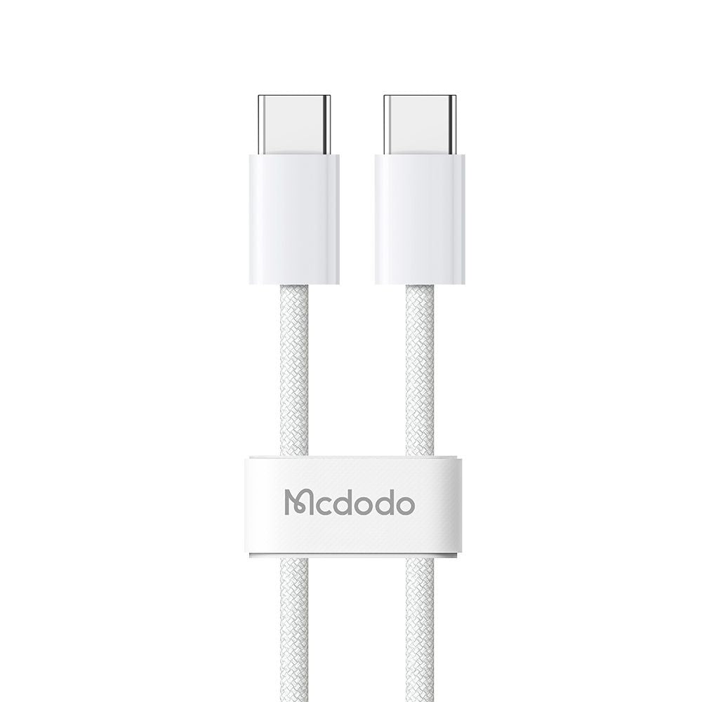 Data- og opladningskabel USB-C - USB-C McDodo CA-5690, 60W, 1m, Hvid