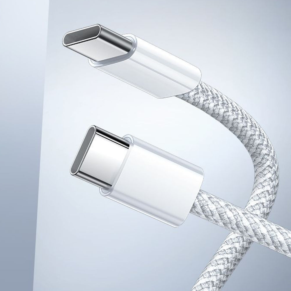 Data- og opladningskabel USB-C - USB-C McDodo CA-5690, 60W, 1m, Hvid