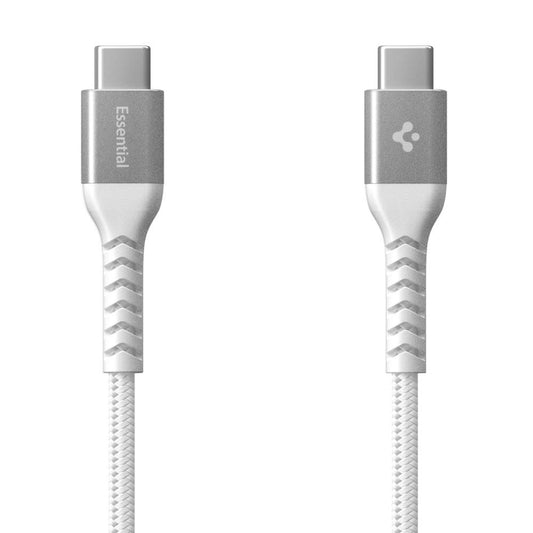 Data- og opladningskabel USB-C - USB-C Spigen EB10010CCA, 100W, 1m, Hvid ACA11102