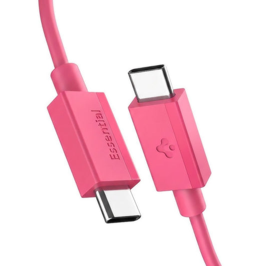 USB-C Data- og Opladningskabel - USB-C Spigen EB6010CC, 60W, 1m, Pink ACA10414