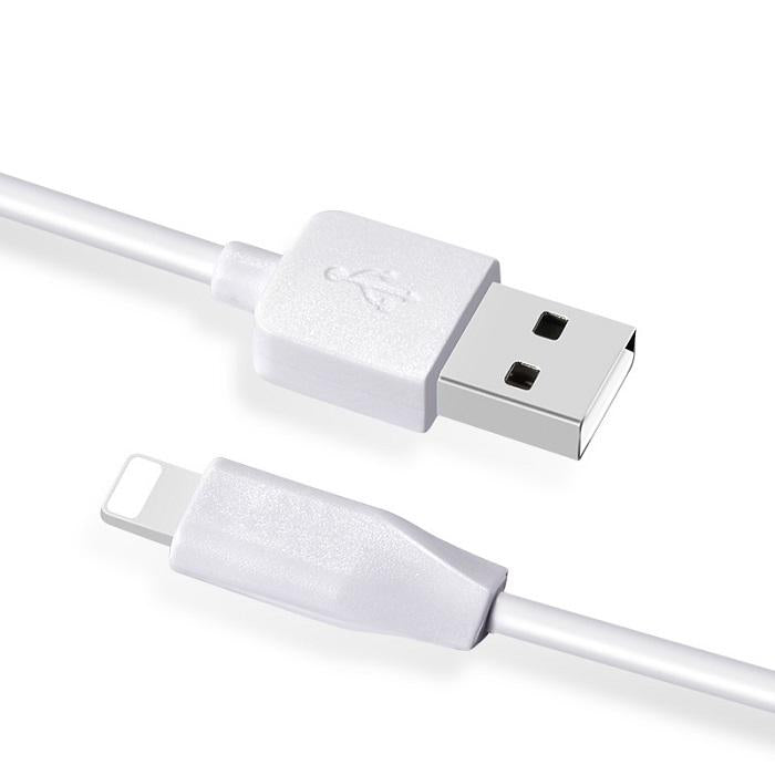Data- og opladningskabel USB-A - Lightning HOCO Rapid X1, 18W, 2m, Hvid