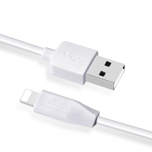 Data- og opladningskabel USB-A - Lightning HOCO Rapid X1, 18W, 1m, hvid