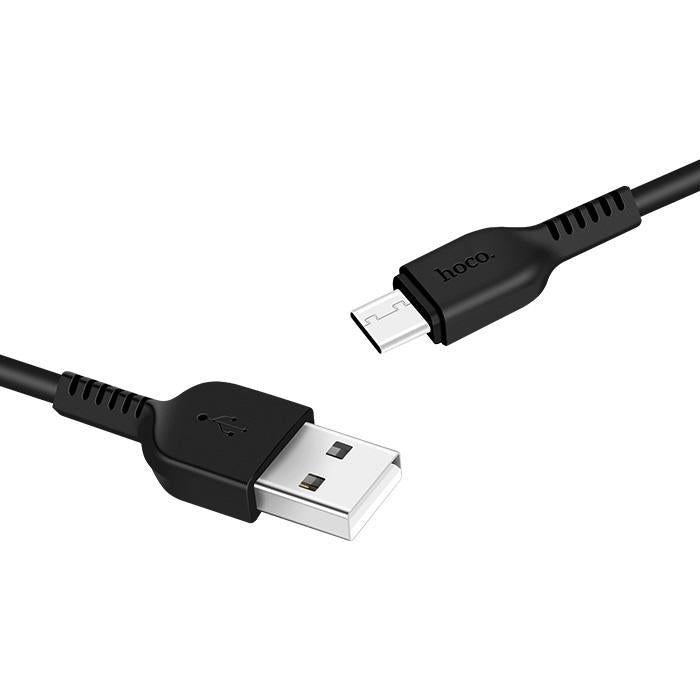 USB-A til USB-C data- og opladningskabel HOCO Flash X20, 18W, 3m, sort
