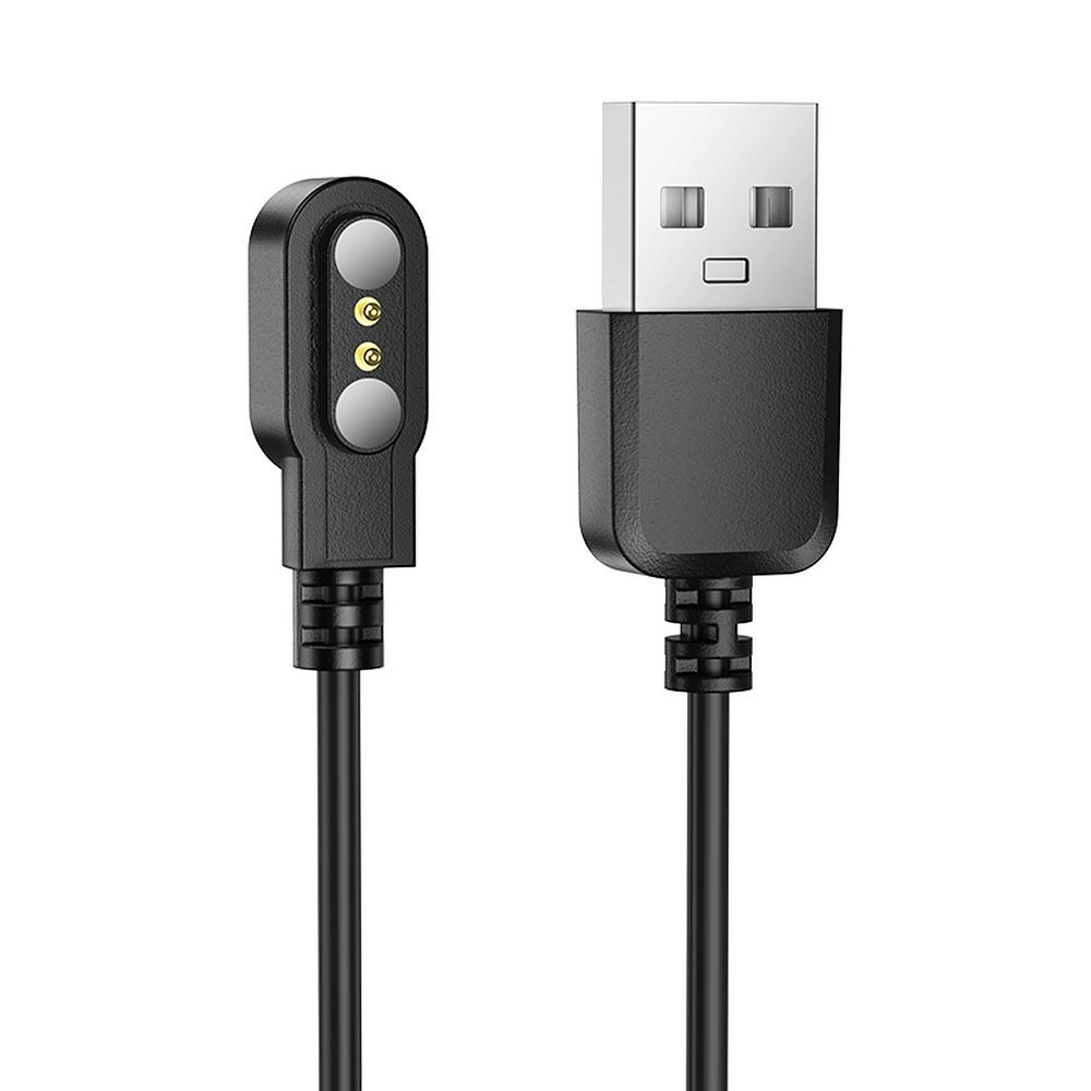 Opladerkabel til Smartwatch HOCO Y26 / Y27, USB-A, Sort