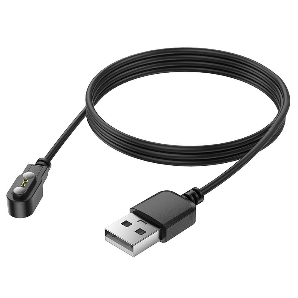 Opladerkabel til Smartwatch HOCO Y26 / Y27, USB-A, Sort