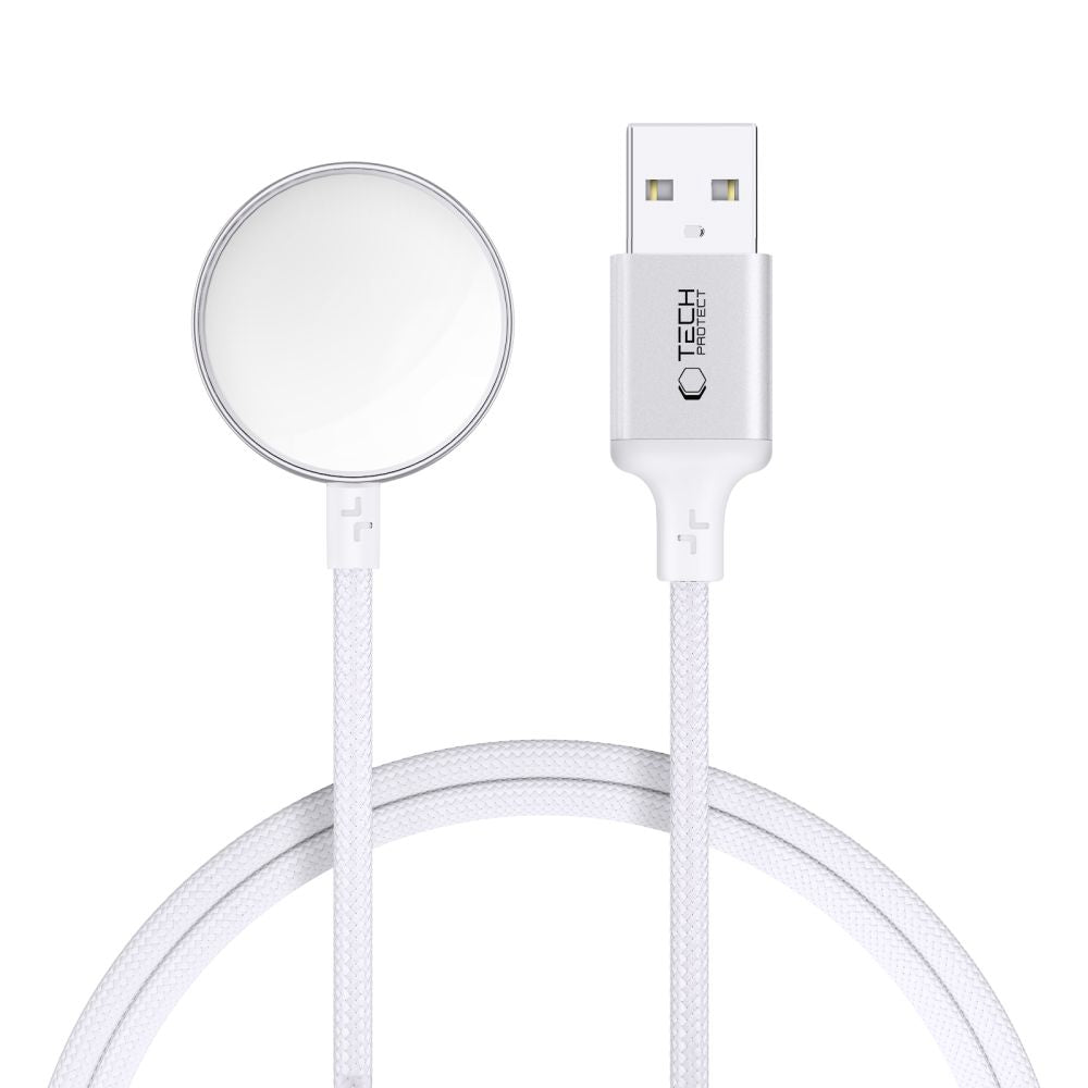 Trådløs Oplader Tech-Protect MC02 Ultraboost til Apple Watch Series, USB-A, Hvid