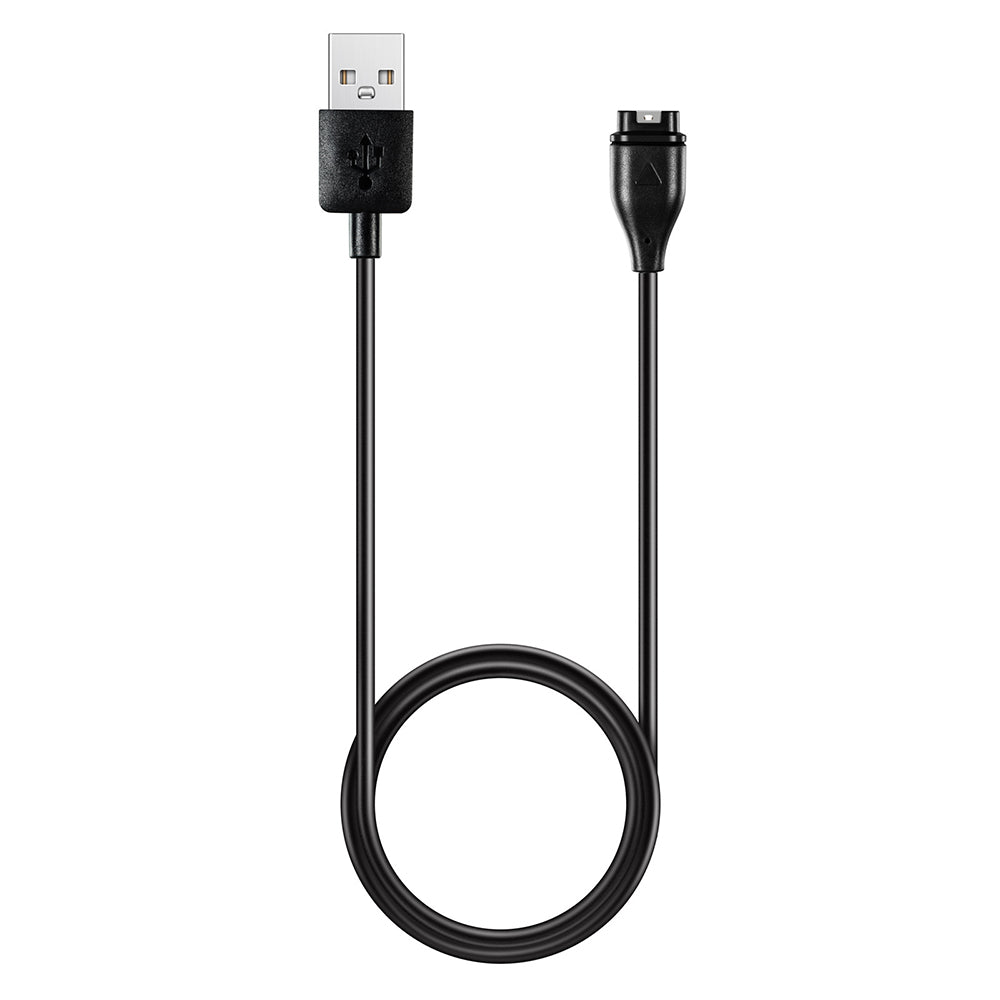 Techsuit TGC1 opladerkabel til Garmin Watch Fenix / vivoactive-serien, USB-A, Sort