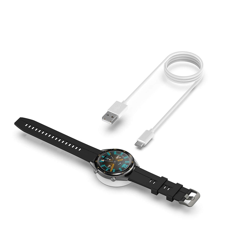 Techsuit THC3 Opladerkabel til Honor Watch / Huawei Watch Series, USB-A, Hvid