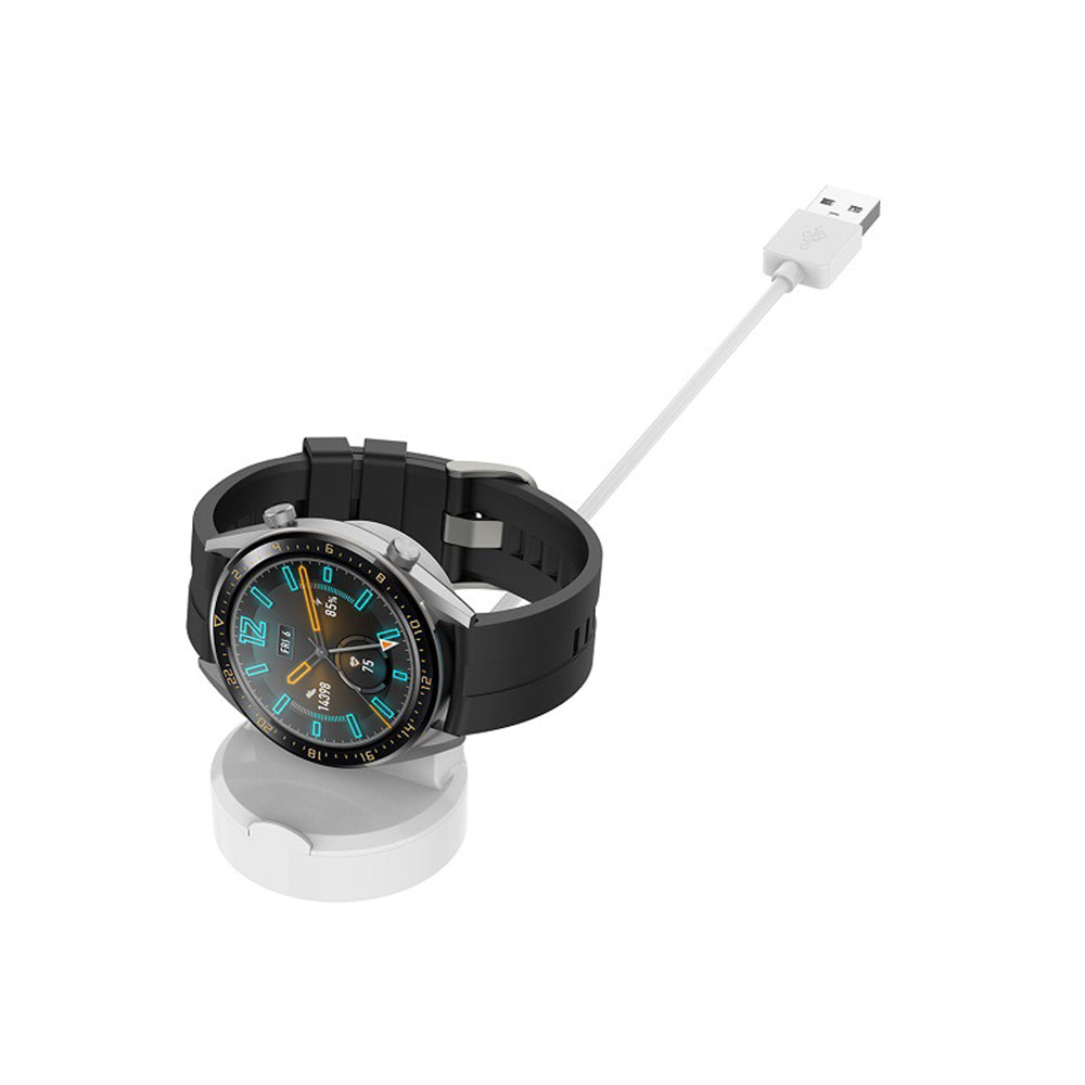 Techsuit THC4 opladerkabel til Honor Watch / Huawei Watch Series, USB-A, Sort