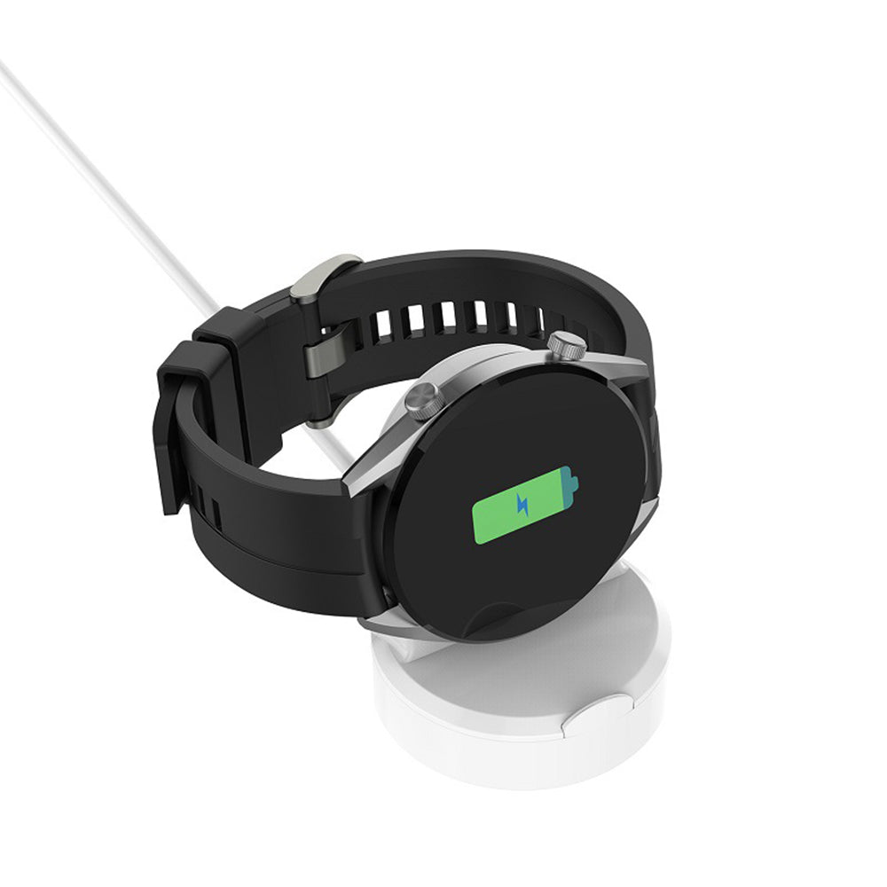 Techsuit THC4 opladerkabel til Honor Watch / Huawei Watch Series, USB-A, Sort