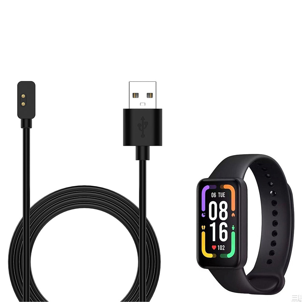 Techsuit TXC2 opladerkabel til Xiaomi Smart Band 7 Pro / Redmi Watch 2 / Watch 2 Lite, USB-A, Sort