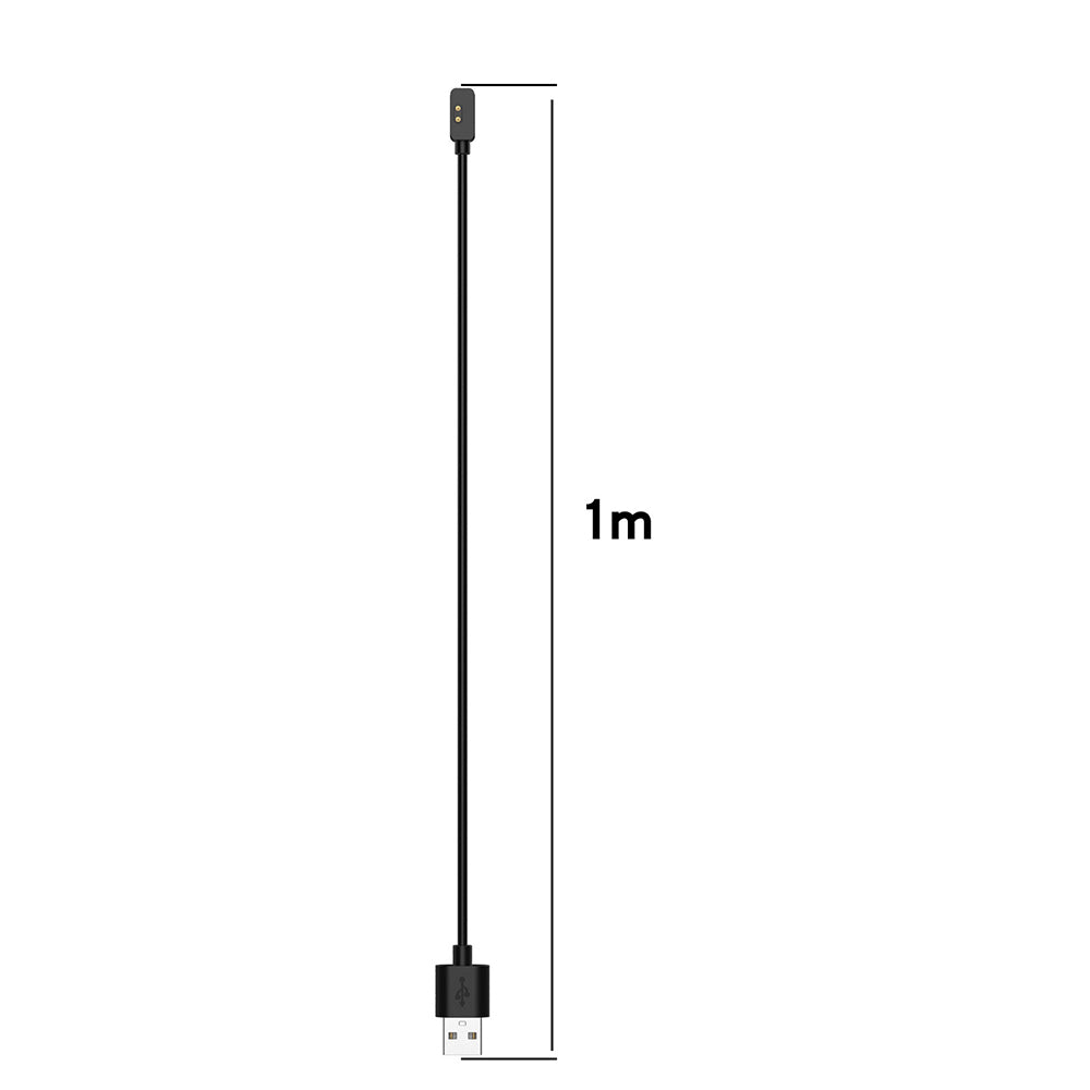 Techsuit TXC2 opladerkabel til Xiaomi Smart Band 7 Pro / Redmi Watch 2 / Watch 2 Lite, USB-A, Sort