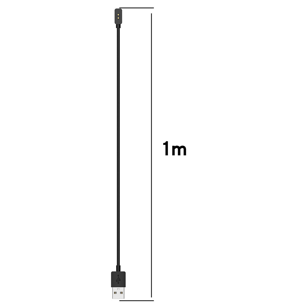 Techsuit TXC3 opladerkabel til Xiaomi Smart Band 8 Pro / 8, USB-A, Sort