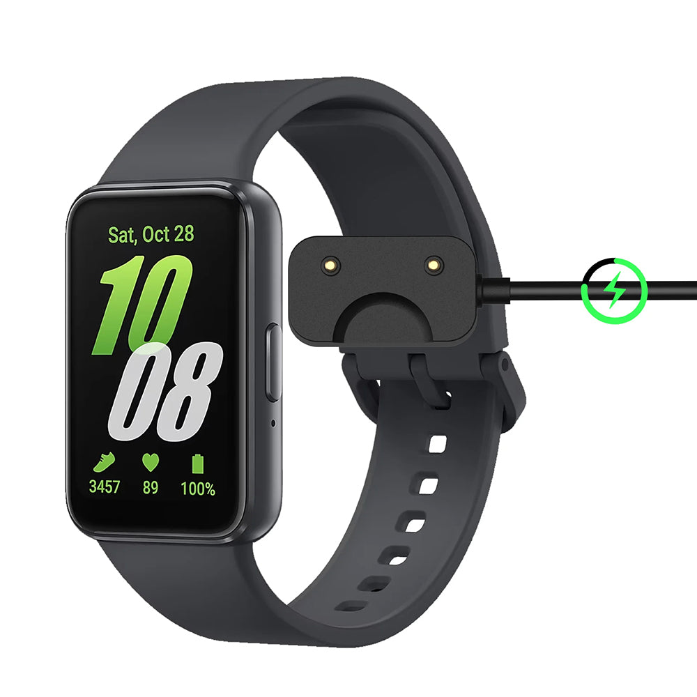 Techsuit WCC1 opladerkabel til Samsung Galaxy Fit3 R39M, USB-C, Sort