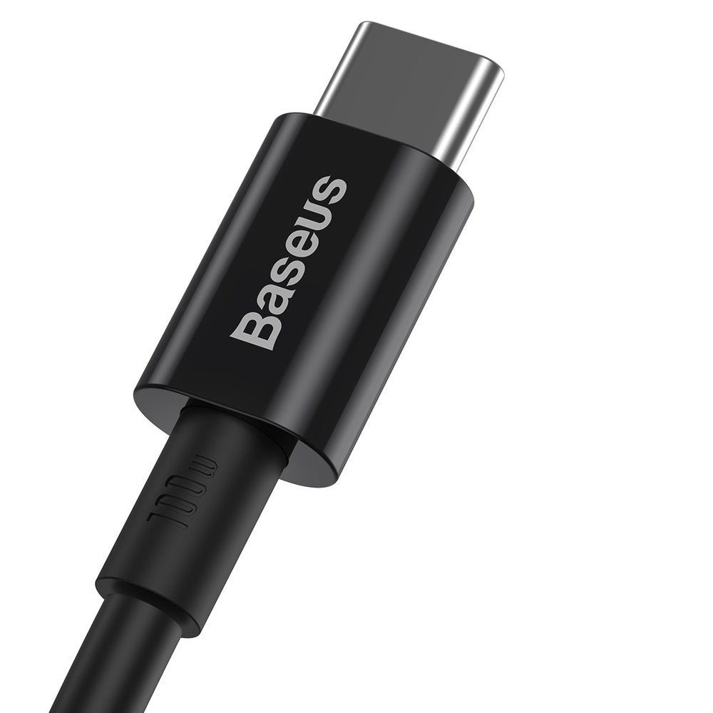 USB-C Data- og Opladningskabel - USB-C Baseus Superior Series, 100W, 2m, Sort CATYS-C01