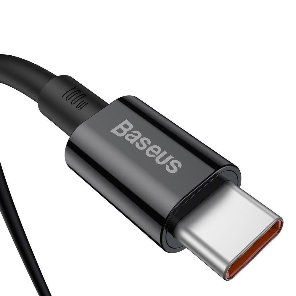 USB-C Data- og Opladningskabel - USB-C Baseus Superior Series, 100W, 2m, Sort CATYS-C01