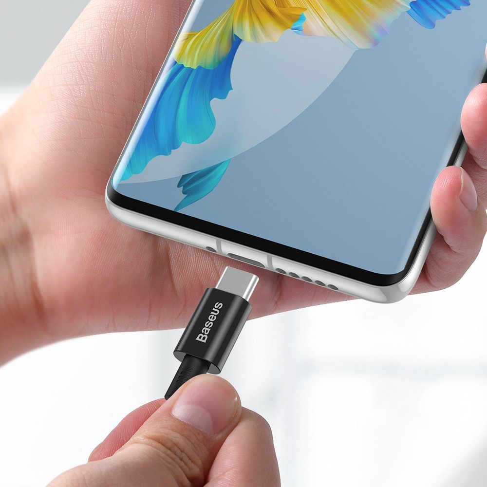 USB-C Data- og Opladningskabel - USB-C Baseus Superior Series, 100W, 2m, Sort CATYS-C01