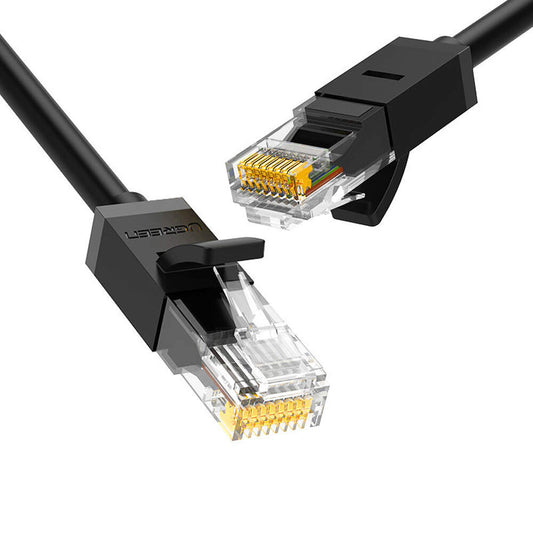 Netværkskabel UGREEN NW102, UTP, Cat6, 1 m, sort