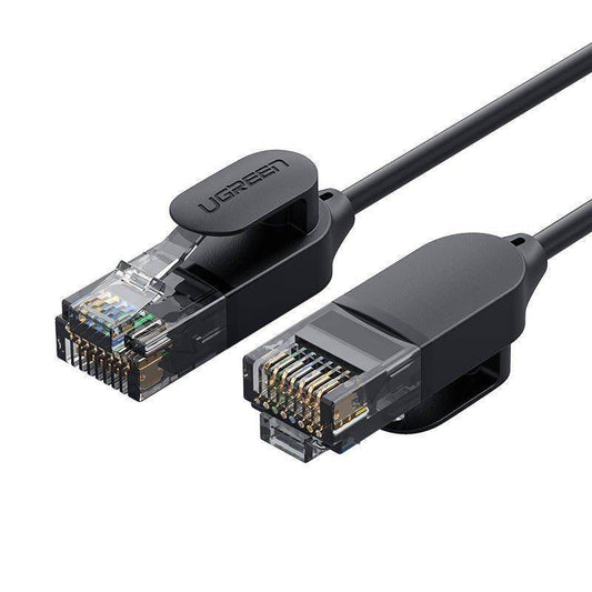 Netværkskabel UGREEN NW122, UTP, Cat6A, 1m, Sort