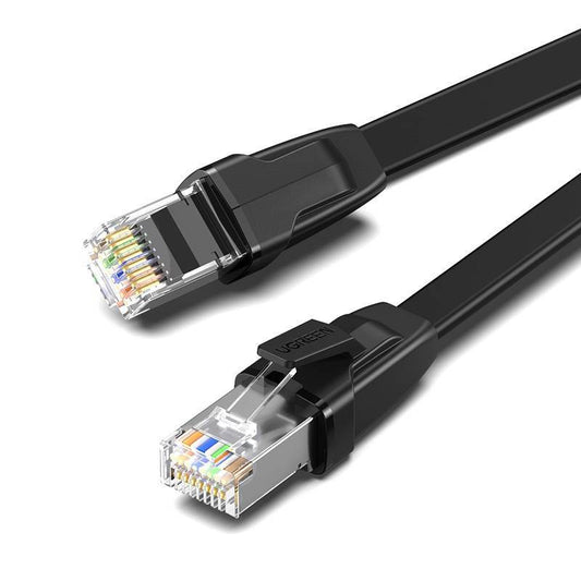 Netværkskabel UGREEN NW134 Fladt, UTP, Cat8, 1 m, sort