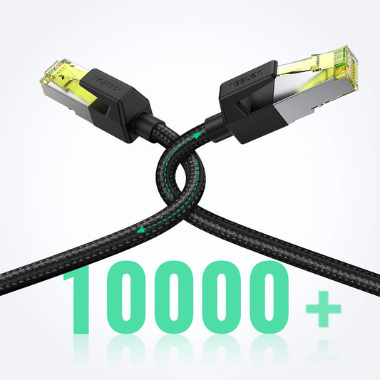 Netværkskabel UGREEN NW150, UTP, Cat7, 2 m, sort