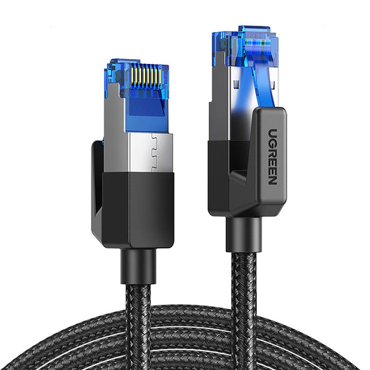 Netværkskabel UGREEN NW153, UTP, Cat8, 1,5 m, sort