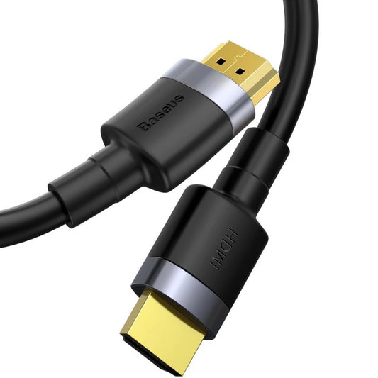 Video Kabel Baseus Cafule, HDMI - HDMI, 4K, 2m, Sort CADKLF-F01