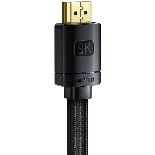 Baseus High Definition Videokabel, HDMI - HDMI, 8K, 2m, Sort CAKGQ-K01