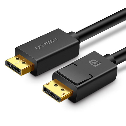 Videokabel UGREEN DP102, DisplayPort til DisplayPort, 4K, 1,5 m, sort