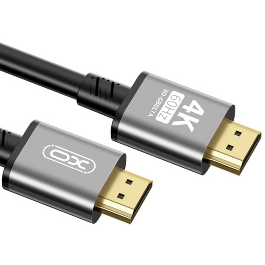 Video Kabel XO Design GB017B, HDMI - HDMI, 4K, 5m, Sort