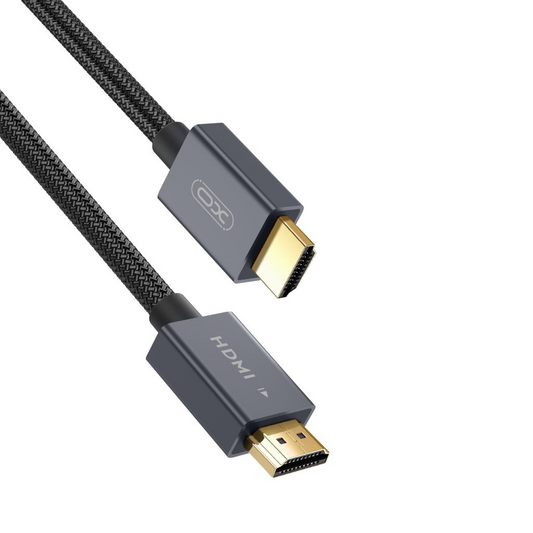 XO Design GB001 videokabel, HDMI - HDMI, 8K, 1,5 m, Sort