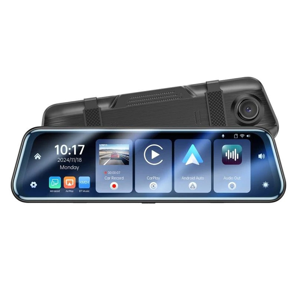 Yesido KM24 Bil Kamera med Carplay / Android Auto, 4K, Skærm 9.66 tommer