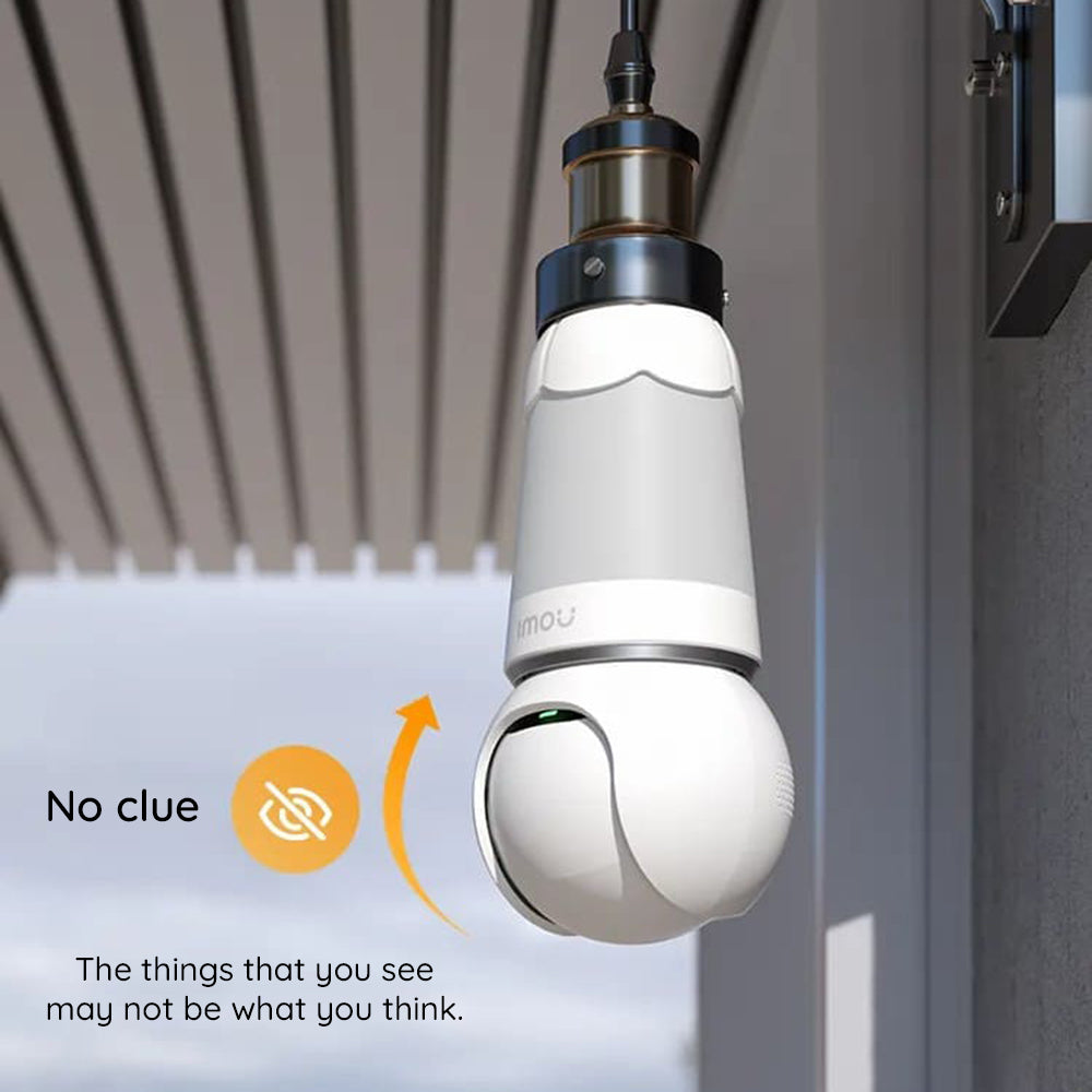 Imou Bulb Overvågningskamera, Wi-Fi, 2K, Indendørs IPC-S6DP-5M0WEB-E27