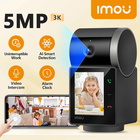 Imou Rex VT Pro overvågningskamera, Wi-Fi, 3K, Indendørs IPC-S2VBP-5M0WR