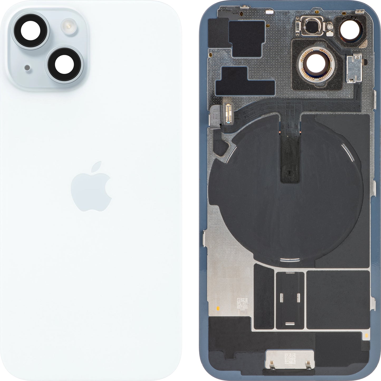 Apple iPhone 15 batteridæksel, blå, Swap