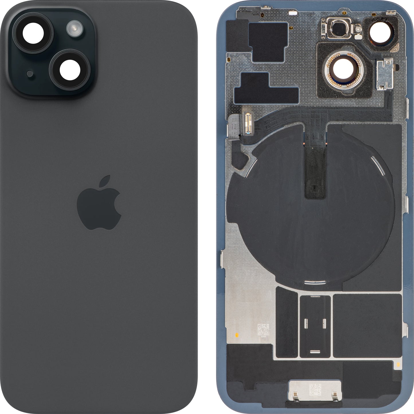 Apple iPhone 15 batteridæksel, sort, Swap