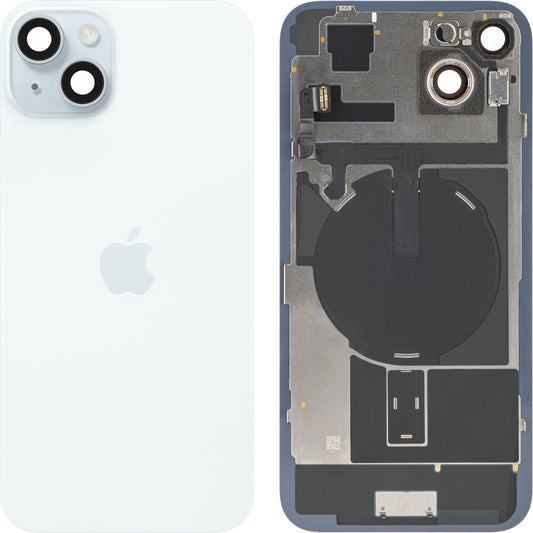 Apple iPhone 15 Plus batteridæksel, blå, Swap