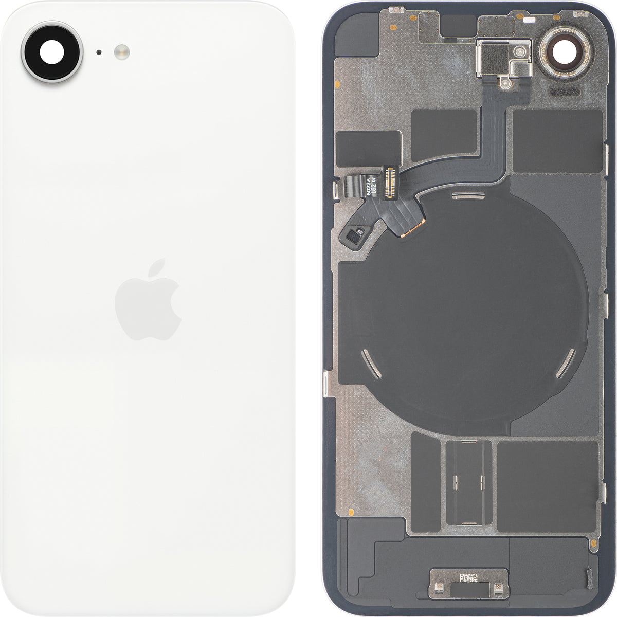 Batteridæksel til Apple iPhone 17e, hvid, Swap Premium