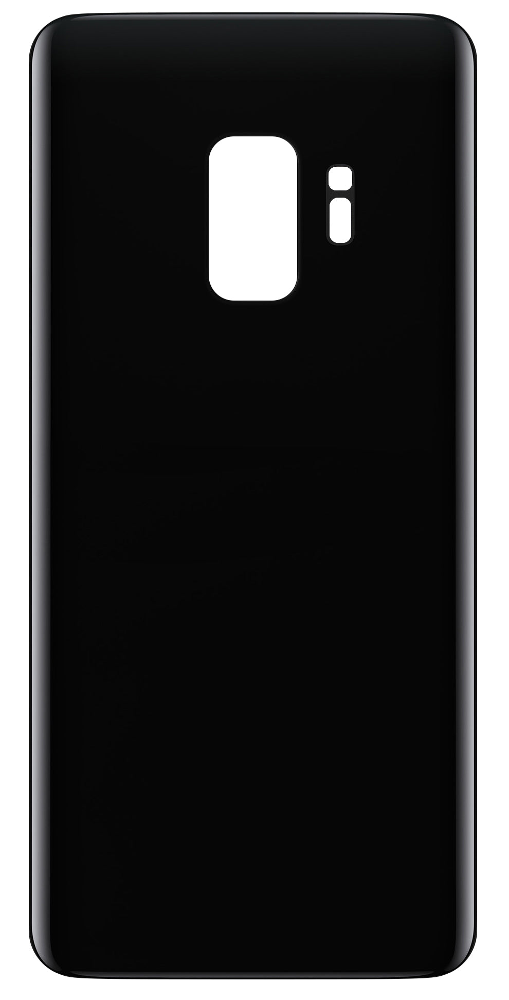 Batteridæksel kompatibelt med Samsung Galaxy S9 G960, Sort