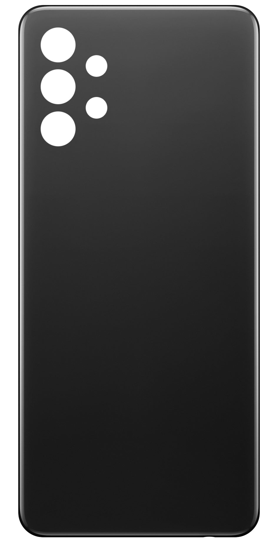 Batteridæksel kompatibelt med Samsung Galaxy A32 A325, Sort