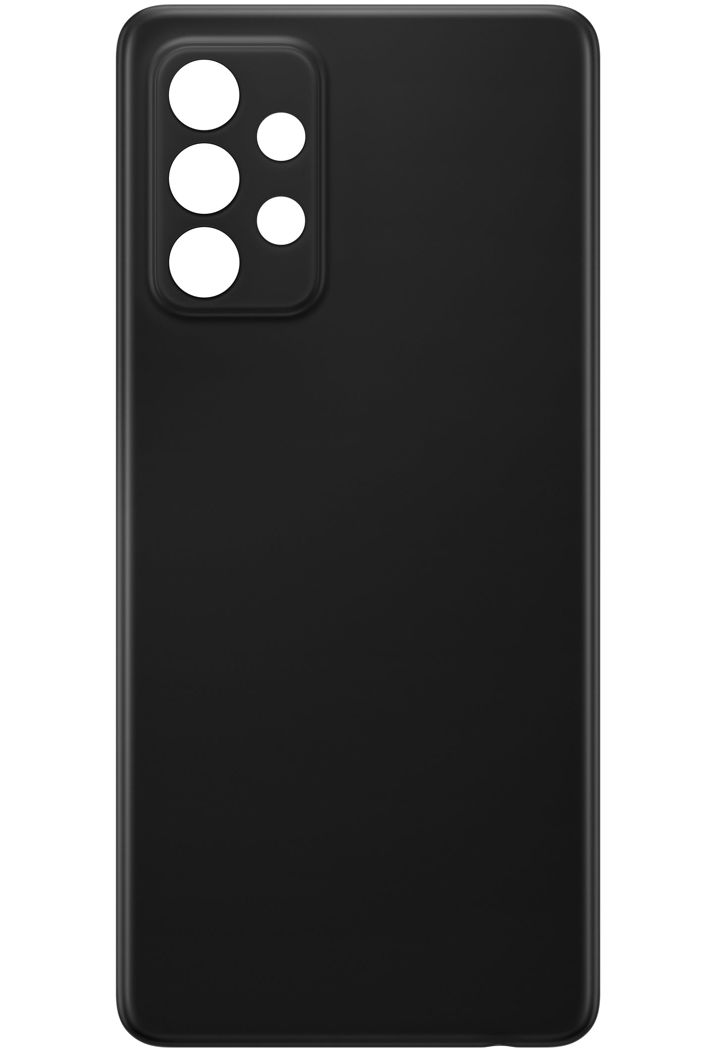 Batteridæksel kompatibelt med Samsung Galaxy A72 A725, Sort