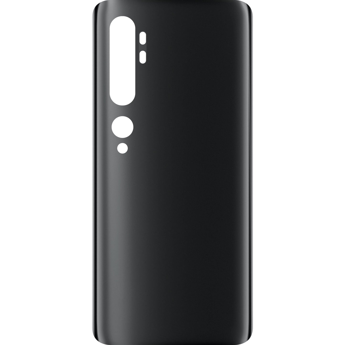 Batteridæksel kompatibelt med Xiaomi Mi Note 10, Sort