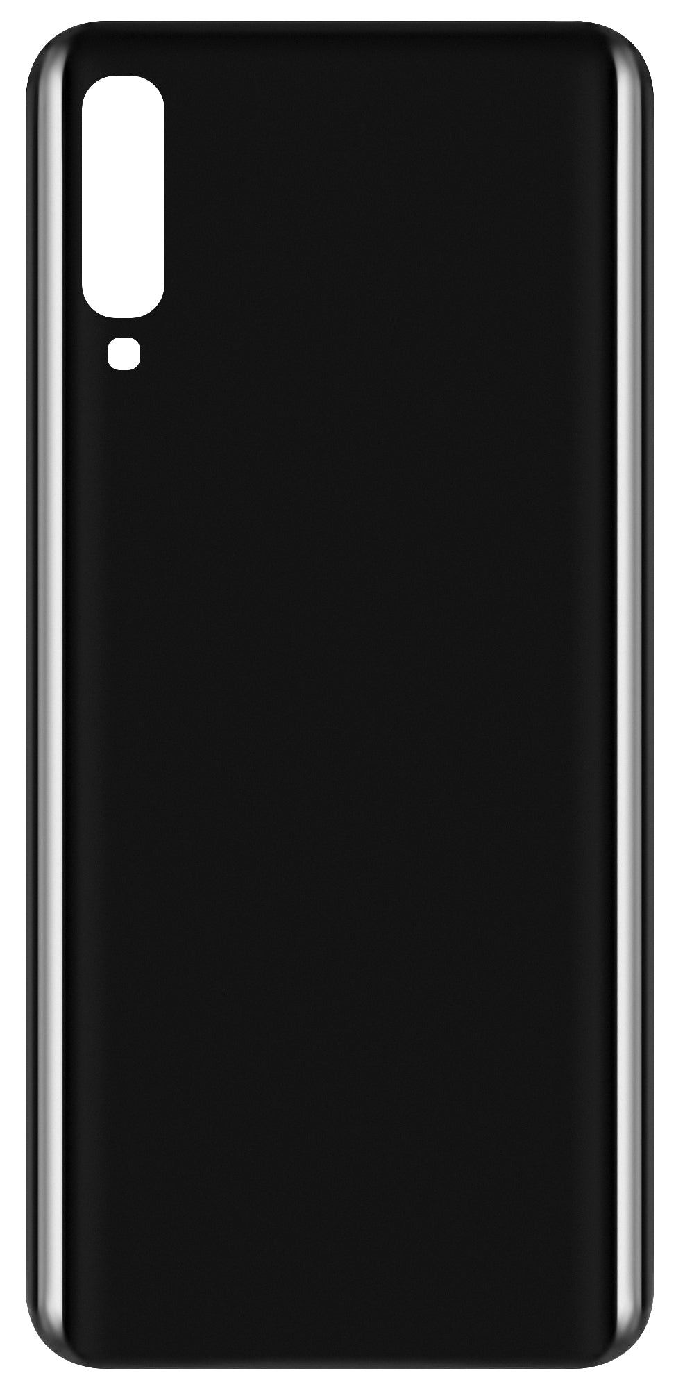 Batteridæksel kompatibelt med Samsung Galaxy A50 A505, Sort