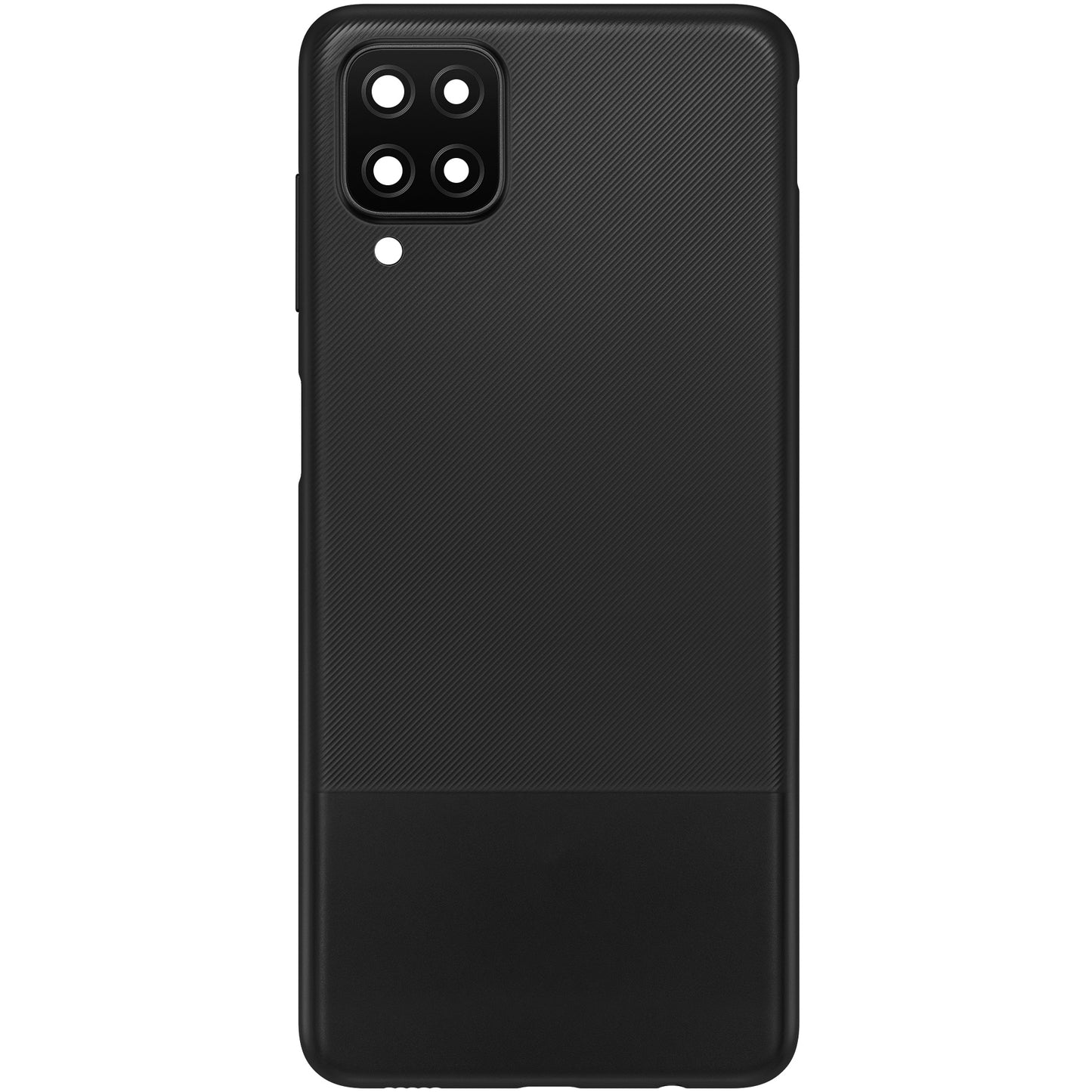Batteridæksel kompatibelt med Samsung Galaxy A12 A125, Sort