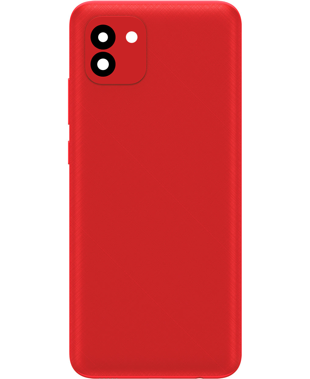 Batteridæksel kompatibelt med Samsung Galaxy A03 A035, Version F, Rød